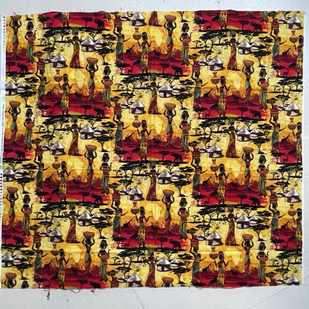Fabric Timeless Treasures of SoHo‎ Pattern Kenta-C 3973 Women 36 X 41 Inches